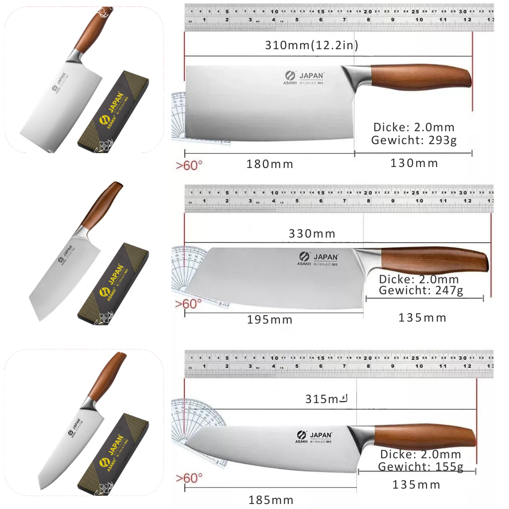 KlingeMeister™ Japanisches Messer-Set