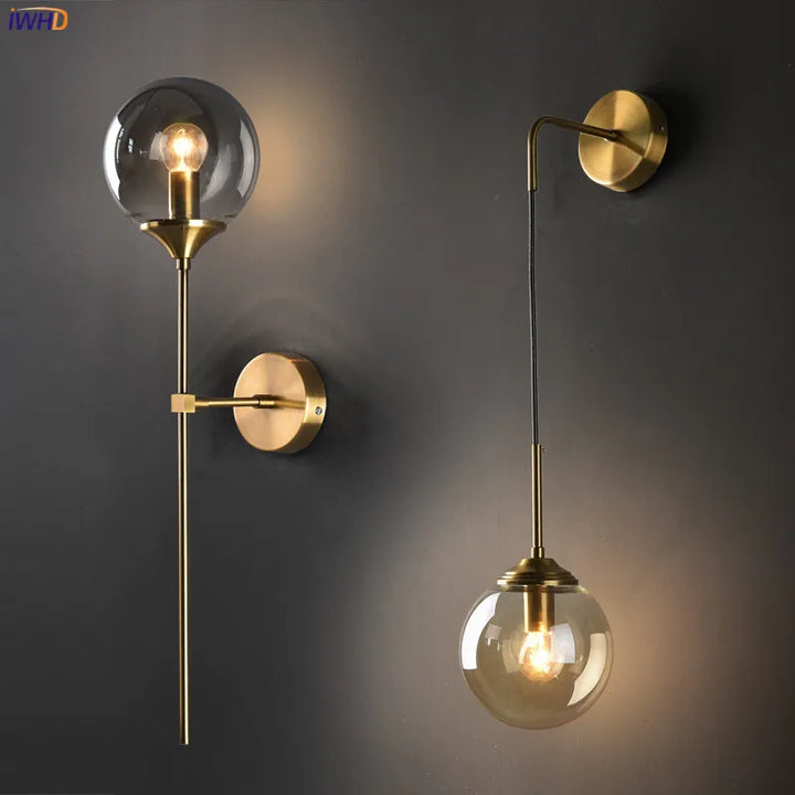 AuriGlobe™ LED Wandleuchte Glas Kugel