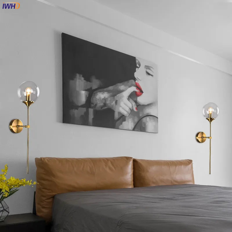 AuriGlobe™ LED Wandleuchte Glas Kugel