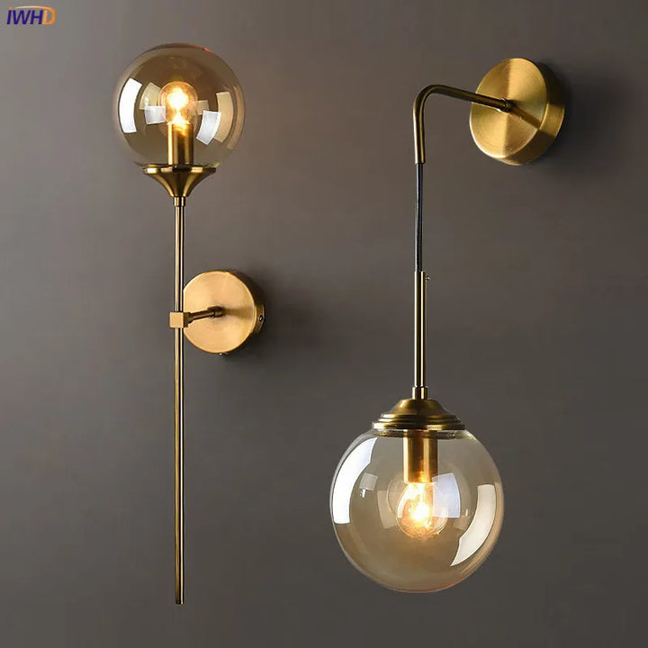 AuriGlobe™ LED Wandleuchte Glas Kugel