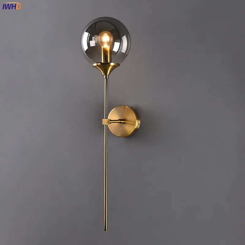 AuriGlobe™ LED Wandleuchte Glas Kugel