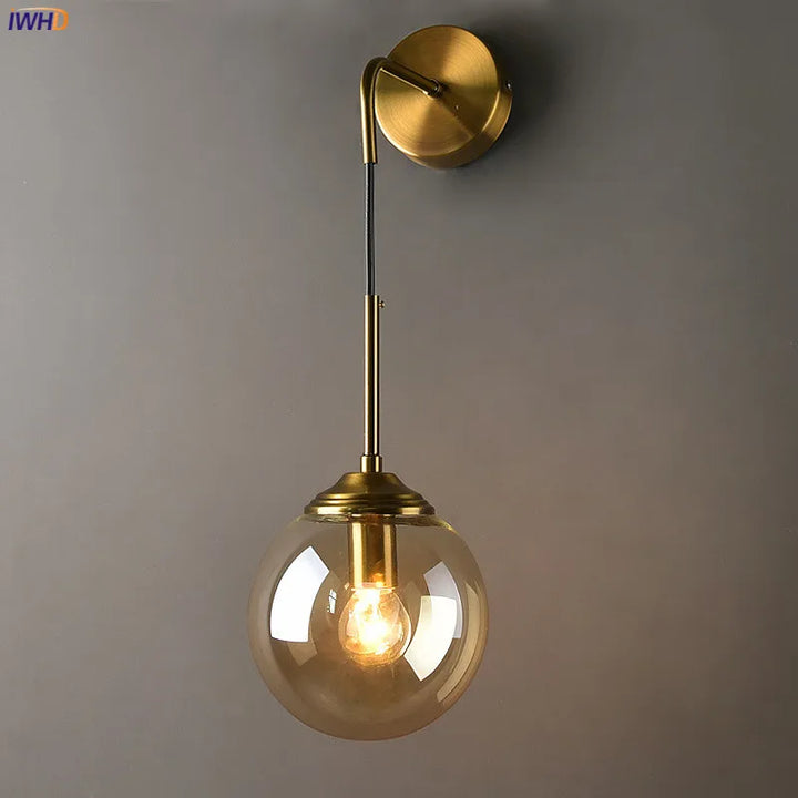 AuriGlobe™ LED Wandleuchte Glas Kugel