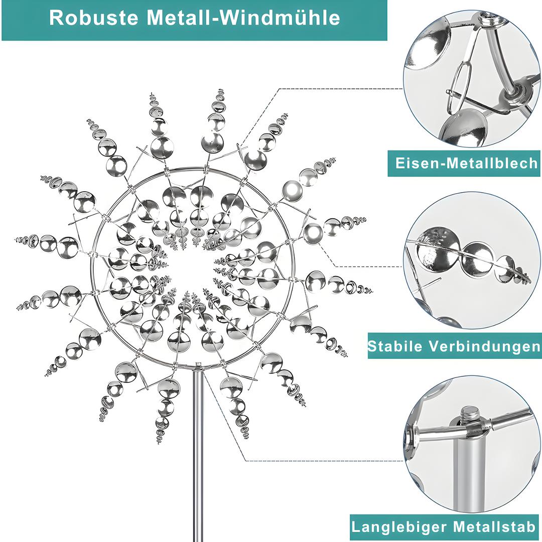 GlanzBlume™ Windmühle Deko