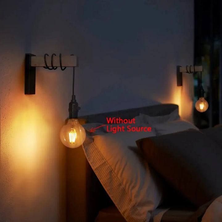 LoftHolz™ LED Wandleuchte E27 Retro