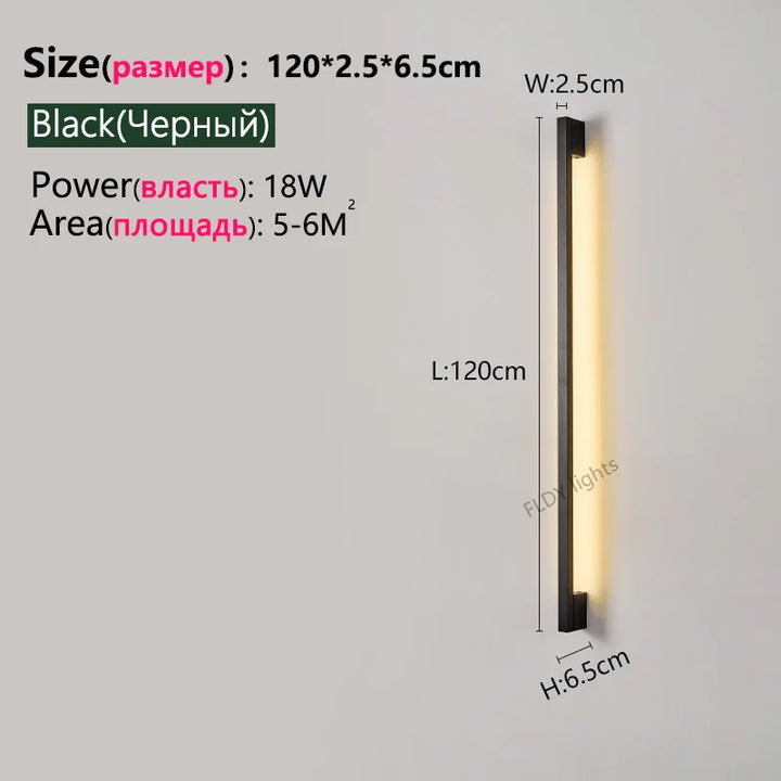 LumaNord™ Moderne LED Wandleuchte