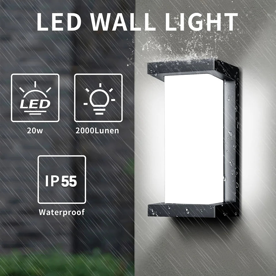 VoltAero™ RadarSensor LED-Wandleuchte IP55