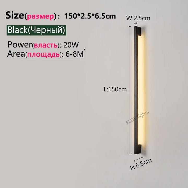 LumaNord™ Moderne LED Wandleuchte