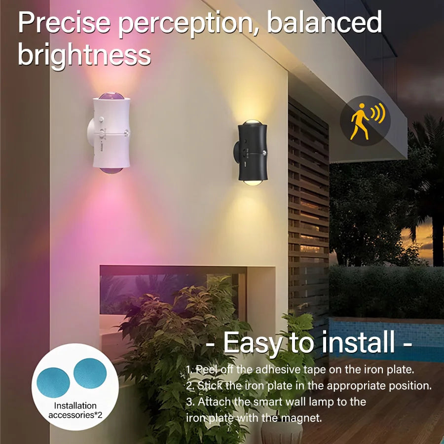 LumaNord™ Magnetische LED Wandleuchte USB-C Dimmer