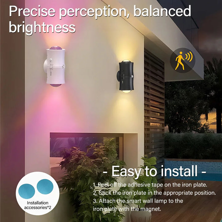 LumaNord™ Magnetische LED Wandleuchte USB-C Dimmer