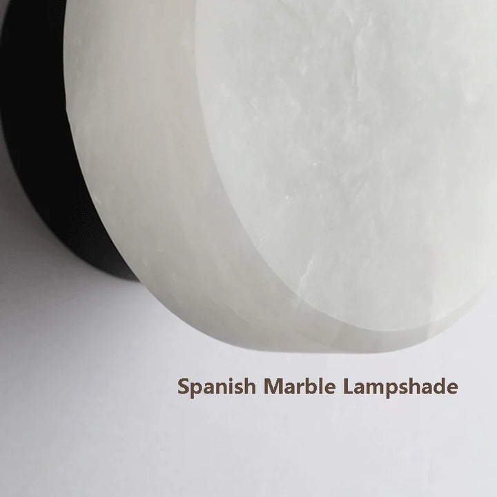MarmoLux™ LED Wandleuchte Marmor Rund