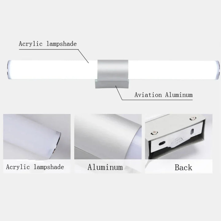 SpiegelLine™ LED Wandleuchte Bad modern.