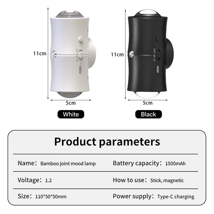 LumaNord™ Magnetische LED Wandleuchte USB-C Dimmer