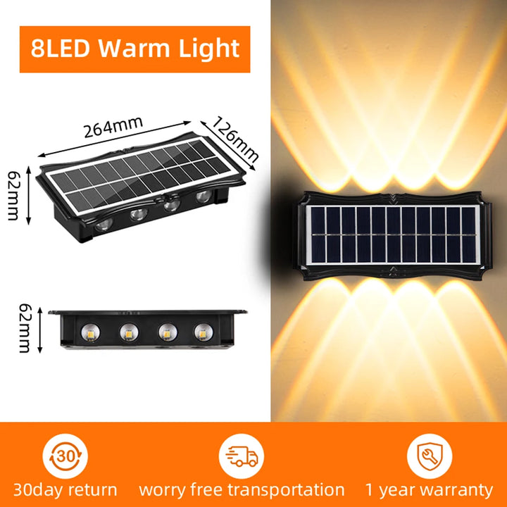 SunWelle™ Solar Up&Down Wandleuchte IP65