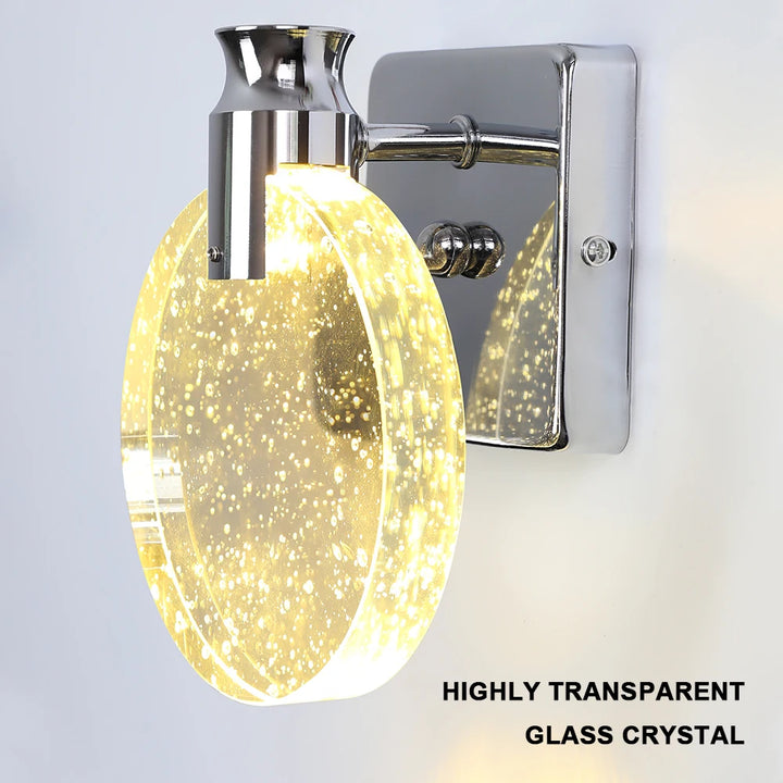 CrystalGlow™ LED Wandleuchte Kristall Dekor