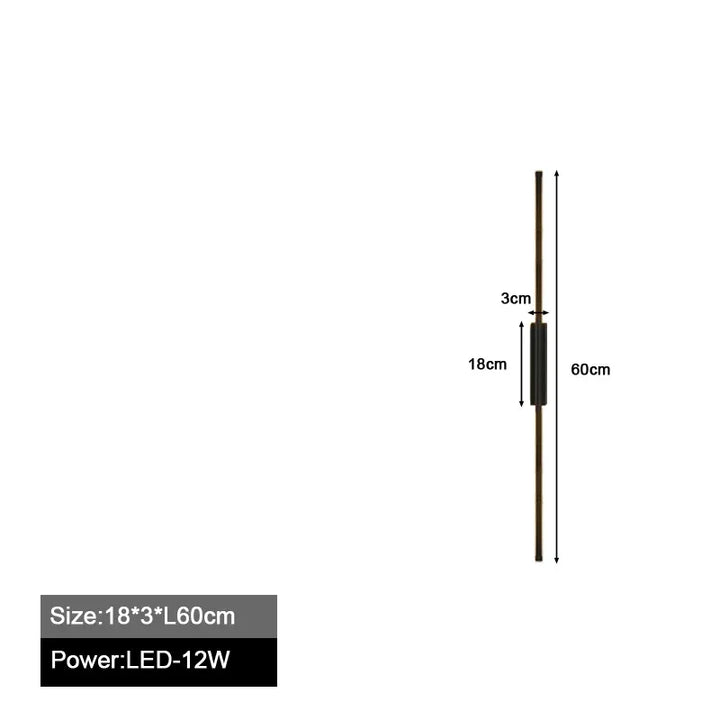 NordLinea™ Schlanke lineare LED Wandleuchte