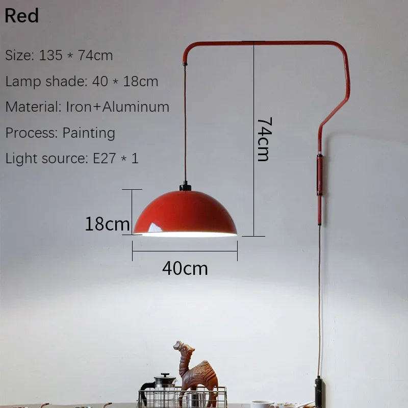 FerroLux™ LED Wandleuchte Schwenkarm Messing