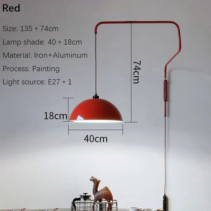 FerroLux™ LED Wandleuchte Schwenkarm Messing