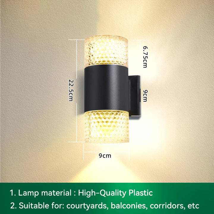 DoorGuard™ LED Wandleuchte wasserdicht Auße.