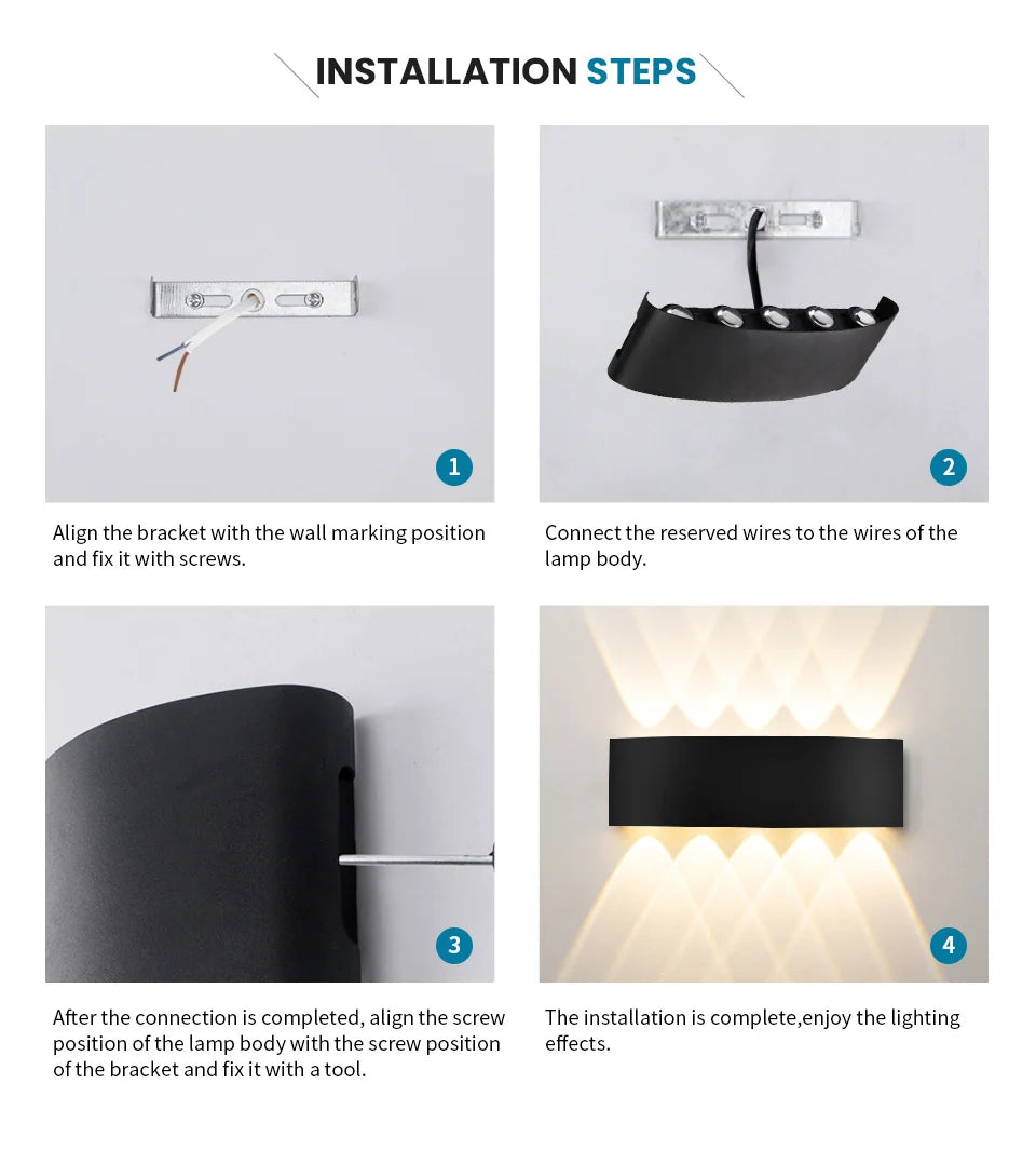 RainGlanz™ Up&Down LED Wandleuchte IP66