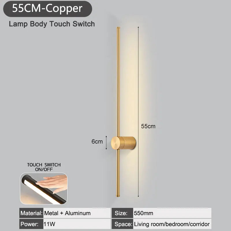NordLicht™ LED Wandleuchte Schwenkarm Dimmer