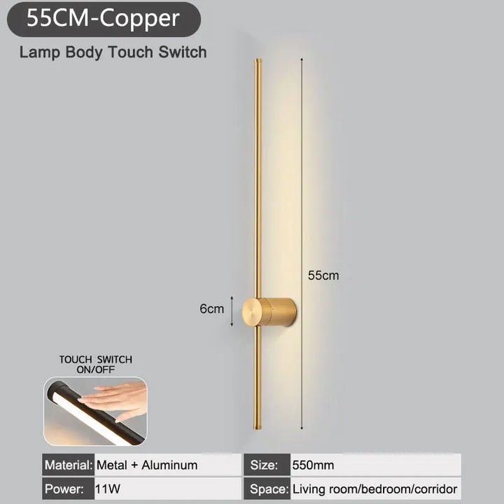 NordLicht™ LED Wandleuchte Schwenkarm Dimmer