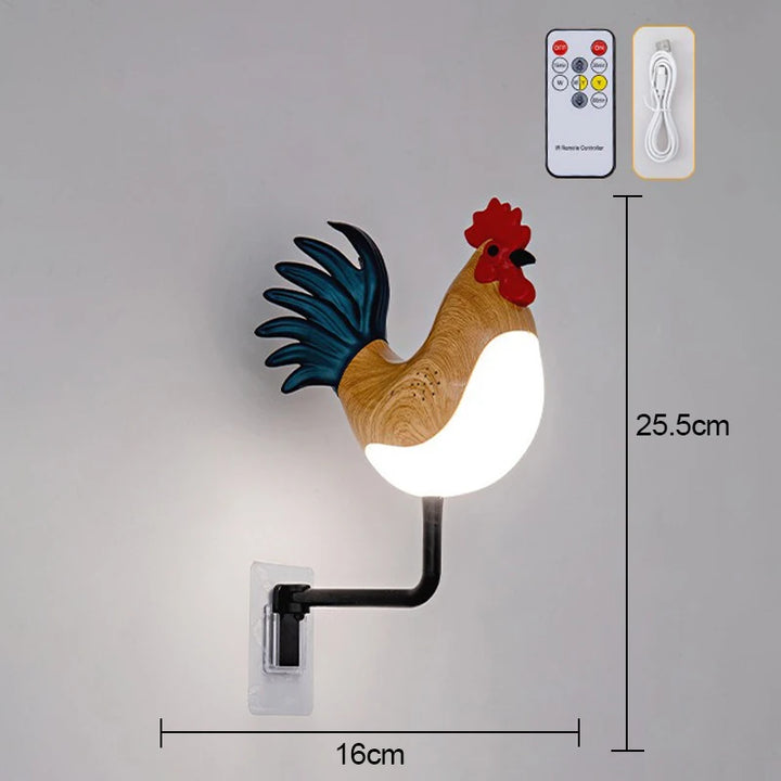 RustikLux™ LED Hahn Wandleuchte wiederaufladbar