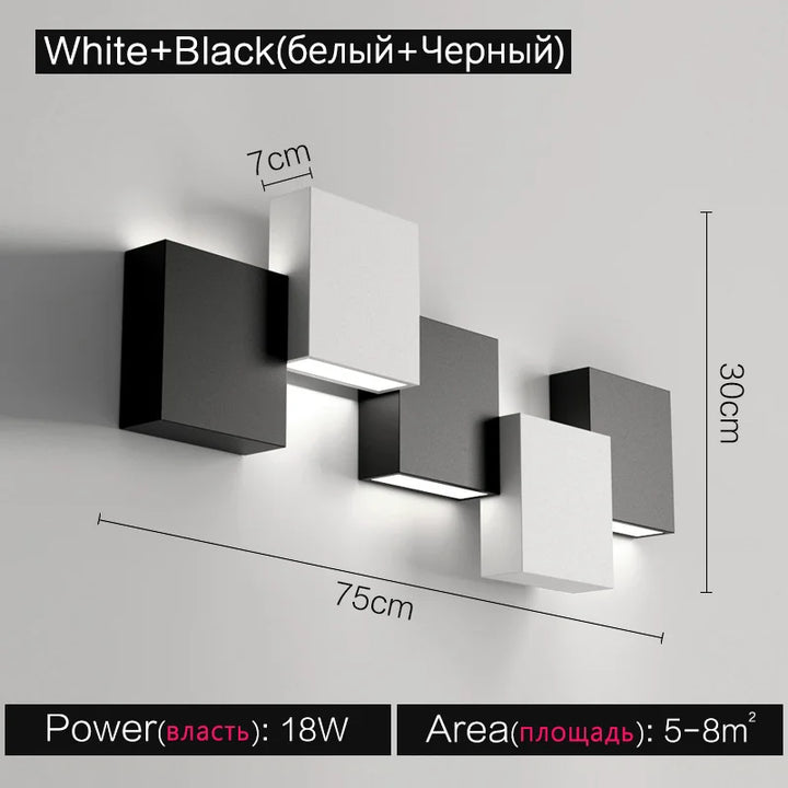 KlarWirk™ Geometrische LED Wandleuchte