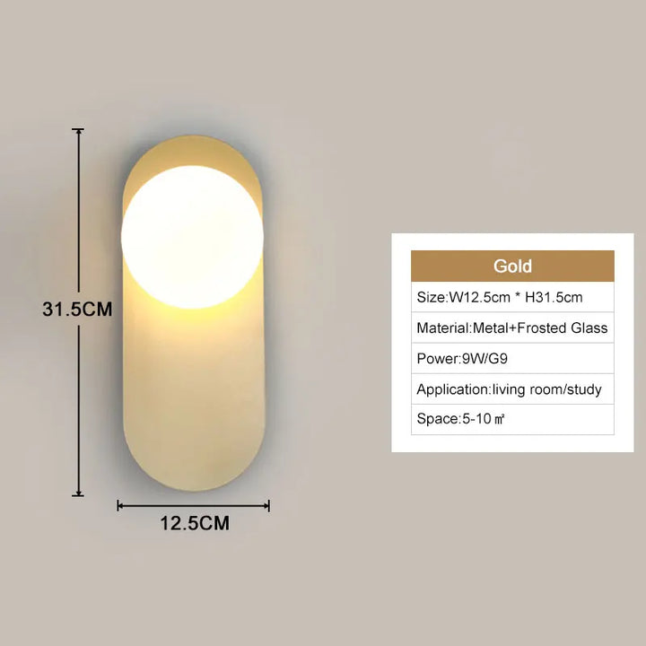 LichtWerk™ LED Wandleuchte Bewegungssensor Touch-Dimmer