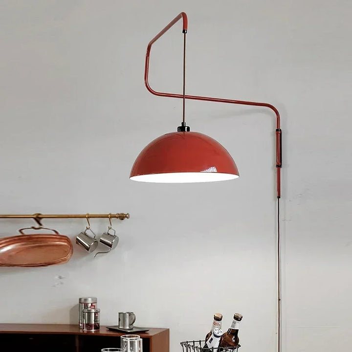 FerroLux™ LED Wandleuchte Schwenkarm Messing