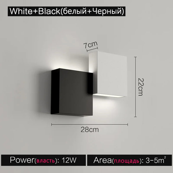 KlarWirk™ Geometrische LED Wandleuchte