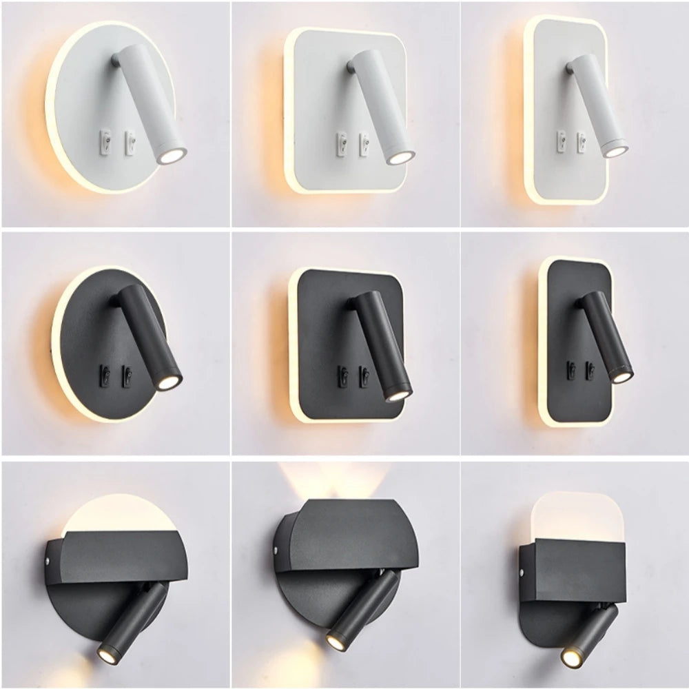 BeamNest™ LED Wandleuchte Drehbar Hintergrundlicht