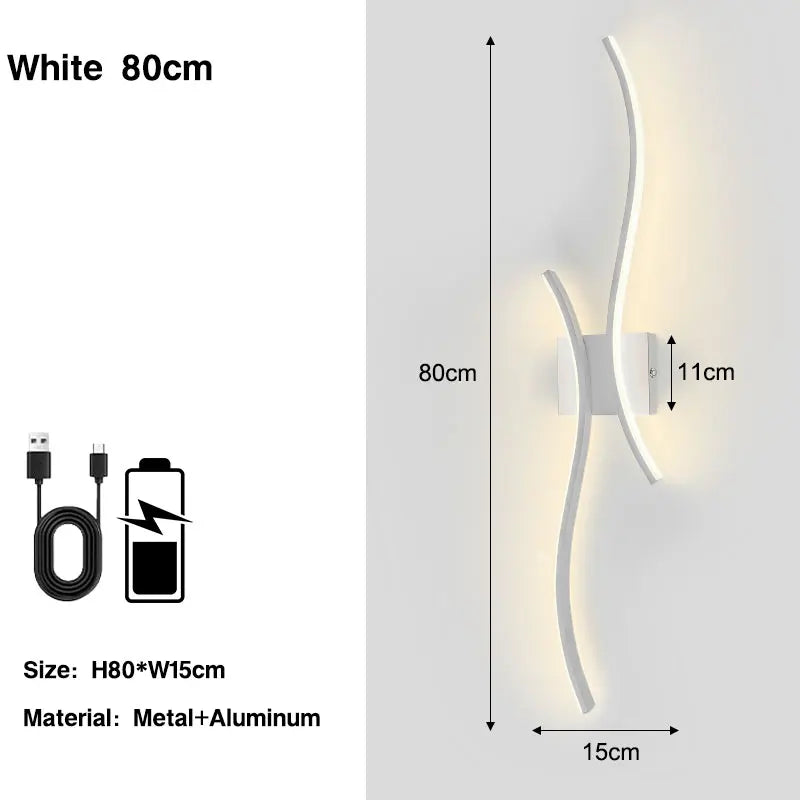 VoltAero™ LED Wandleuchte Wiederaufladbar Fernbedienung