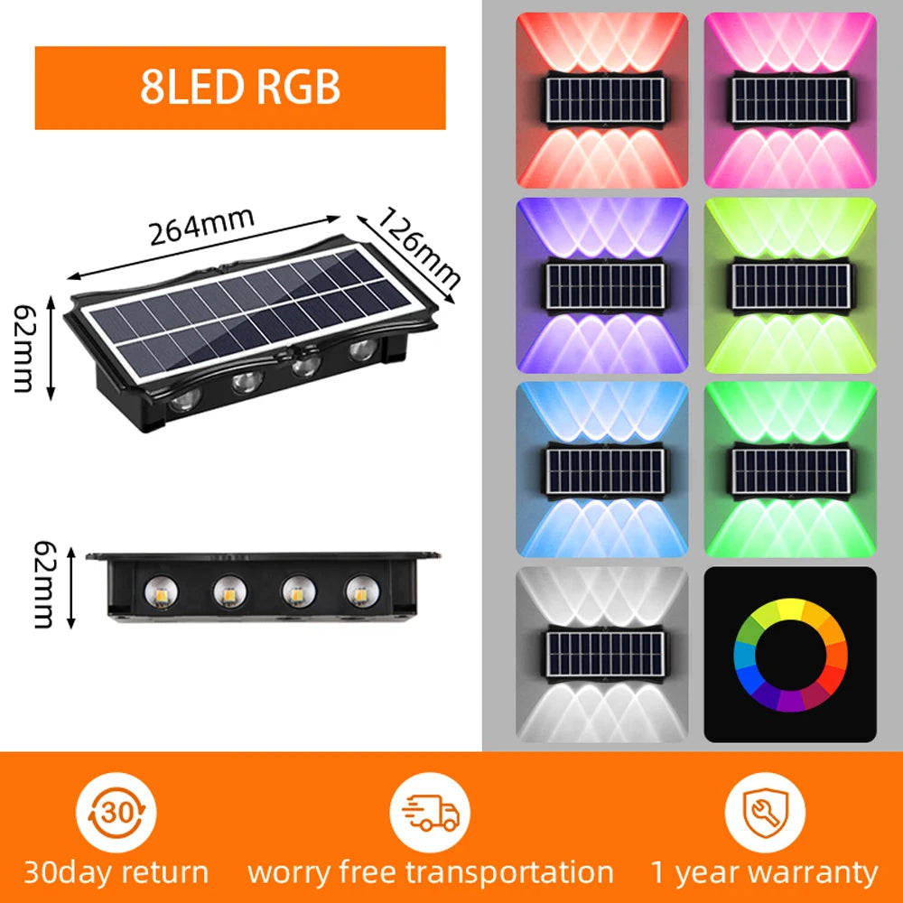 SunWelle™ Solar Up&Down Wandleuchte IP65