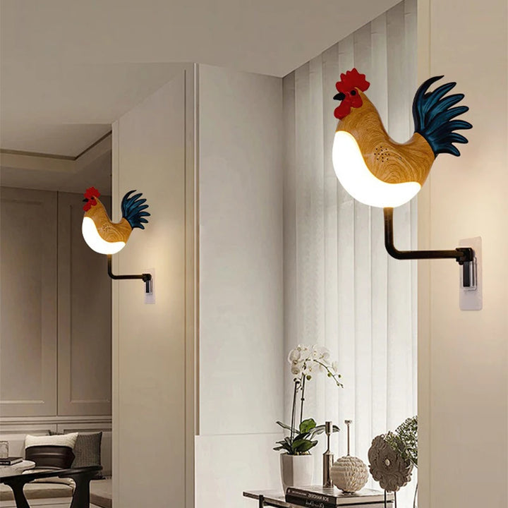 RustikLux™ LED Hahn Wandleuchte wiederaufladbar
