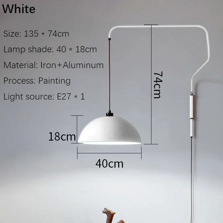 FerroLux™ LED Wandleuchte Schwenkarm Messing
