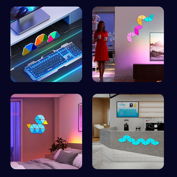 LichtMosaik™ RGB Triangel Wandpanels