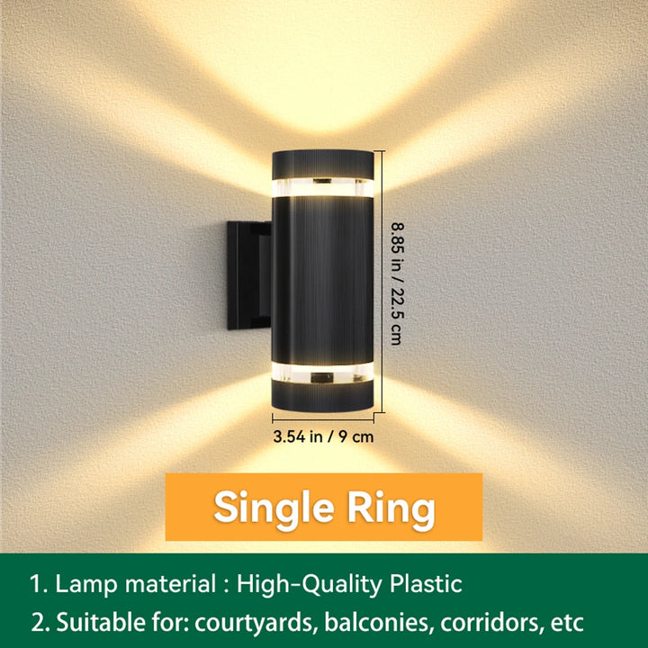 DoorGuard™ LED Wandleuchte wasserdicht Auße.