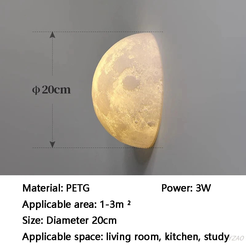BauLuna™ Applique LED demi-lune Bauhaus