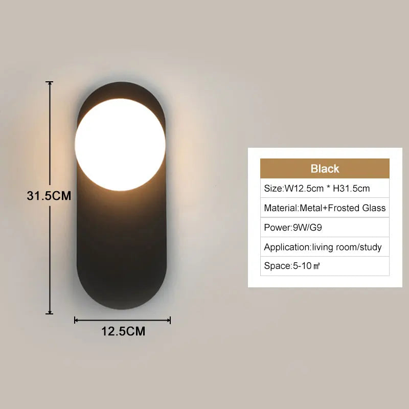 LichtWerk™ LED Wandleuchte Bewegungssensor Touch-Dimmer