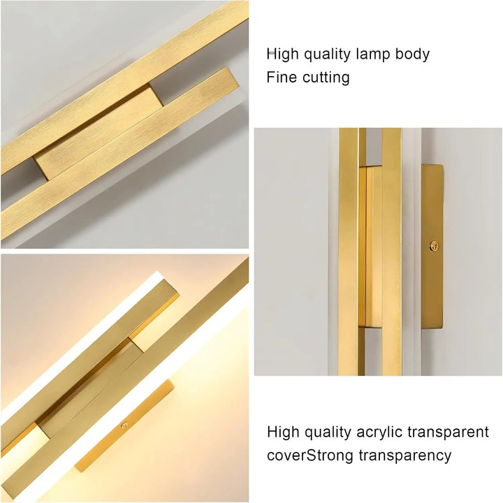 AurumLux™ LED Wandleuchte Gold 3 Farbtemperaturen