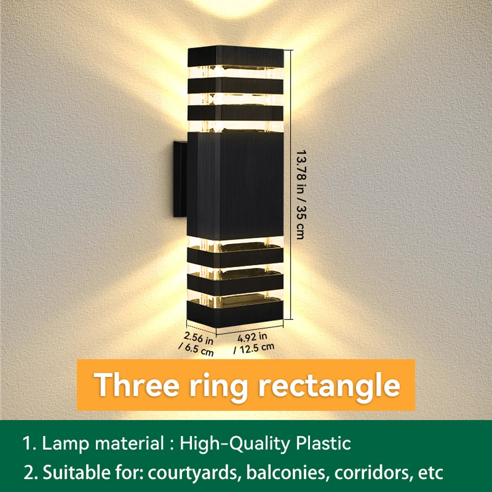 DoorGuard™ LED Wandleuchte wasserdicht Auße.