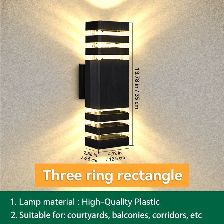 DoorGuard™ LED Wandleuchte wasserdicht Auße.