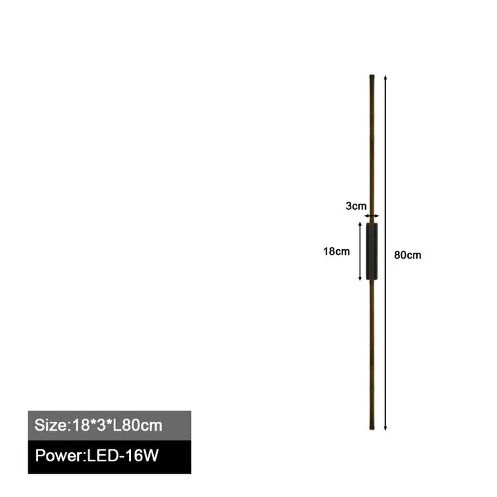 NordLinea™ Schlanke lineare LED Wandleuchte