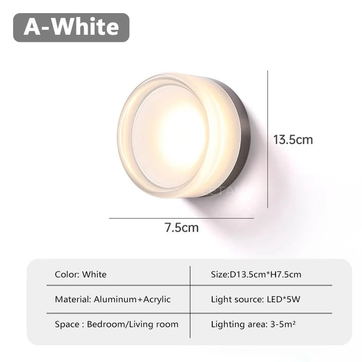 NordAura™ LED Wandleuchte Innen Atmosphäre