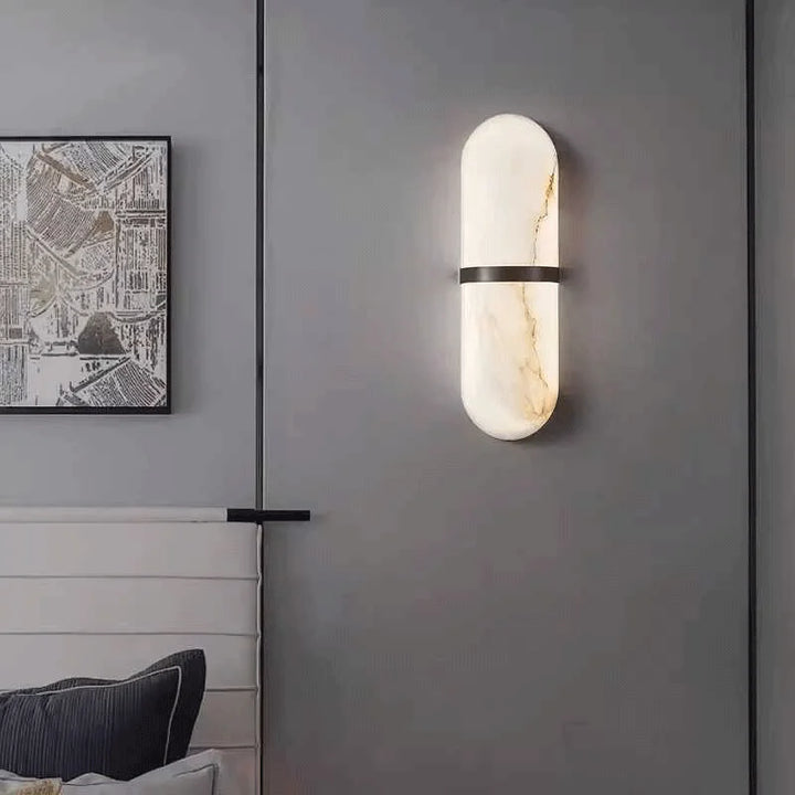 MarmoLux™ LED Wandleuchte Marmor Kupfer