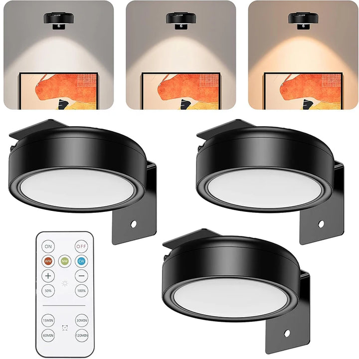 FrameGlow™ Magnet-Bilderleuchte mit Fernbedienung
