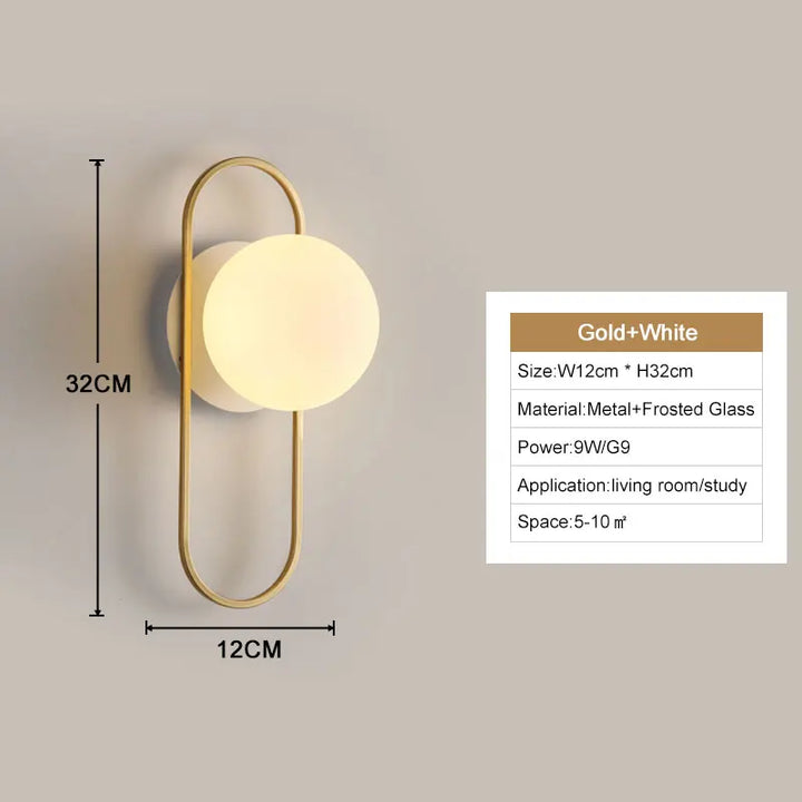 LichtWerk™ LED Wandleuchte Bewegungssensor Touch-Dimmer