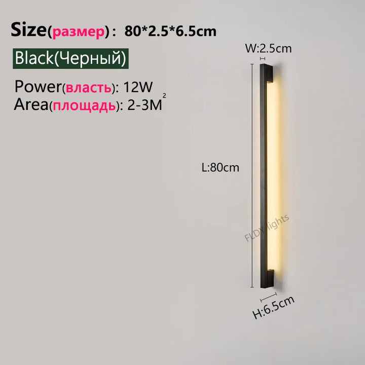 LumaNord™ Moderne LED Wandleuchte
