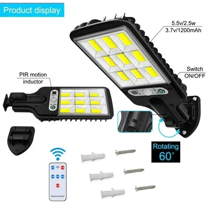 SolarGuard™ LED Wandleuchte IP65 Bewegungssensor.