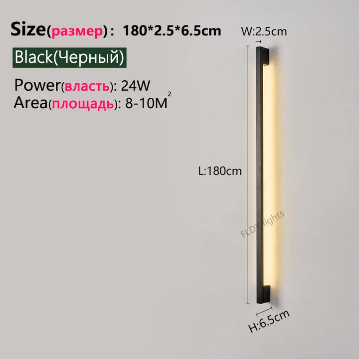 LumaNord™ Moderne LED Wandleuchte